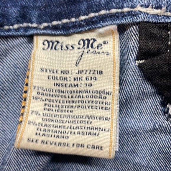 Miss Me Signature Boot Jeans Size 27 - Picture 12 of 13